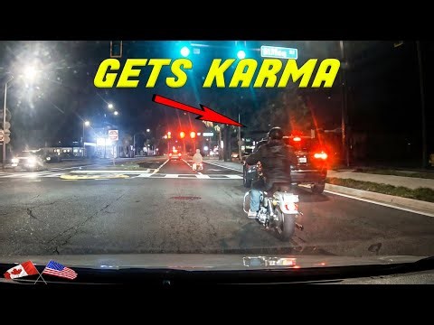 BIKER WON'T EVER DRIVE LIKE AN IDIOT AFTER THIS