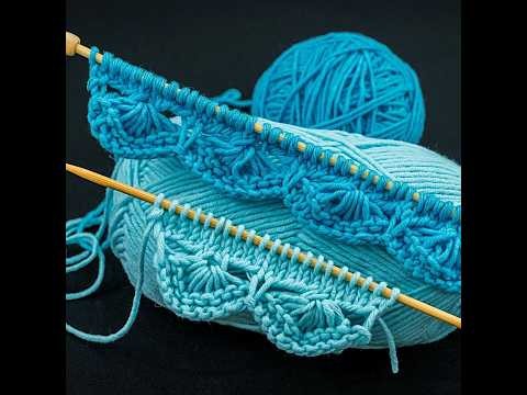 GORGEOUS ✿ Very Easy and Beautiful Knitting Pattern Stitch 🧶✌️ Miarti - Crochet and Knitting