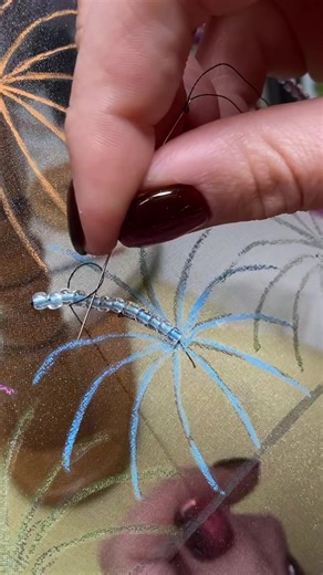 Bead Embroidery Fun: Creating Fireworks for Your Bag