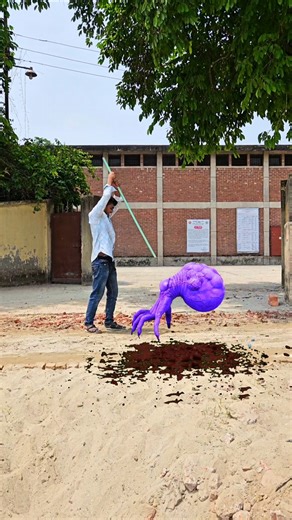 Monster Zombie Cut Hands & Aliens Came Out of the Brick Wall… Then What Did We Do? 😱🔥💥 #shorts