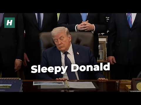 Donald Trump s'endort en pleine conférence face aux caméras