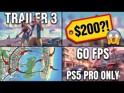 GTA 6 Trailer 3 Countdown, Pre orders, 50+ CONFIRMED Features & More!