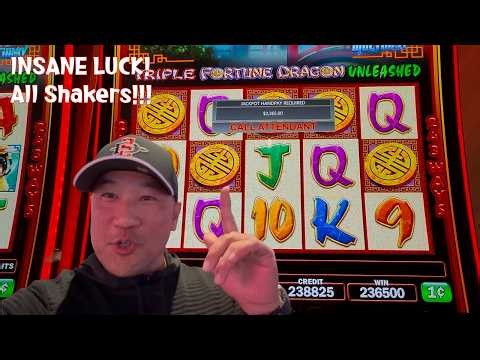 3 SHAKER BONUSES IN 30 MINUTES?! 🐉Triple Fortune Dragon at Muckleshoot Casino | Insane Luck!
