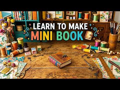 Handmade Mini Book 💡 | Creative DIY Craft for Beginners