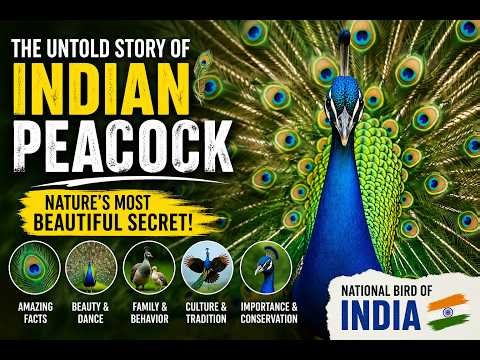 The Untold Story of India’s National Bird 🦚 | Indian Peacock Secrets You Never Knew! #IndianPeacock