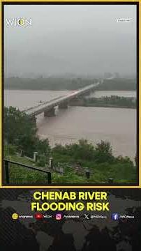 Chenab River Water Levels Rise Following Persistent Rainfall in Reasi | WION Shorts