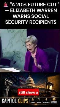 Elizabeth Warren Exposes Social Security Cut: “It’s a Benefit Cut”