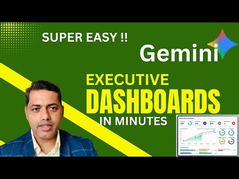 How to Create professional Dashboard using Gemini