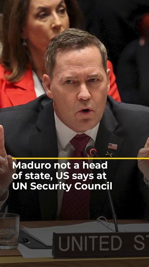 Nicolas Maduro was an “illegitimate so-called president” and not a head of state, US Ambassador to the UN Mike Waltz asserted at the UN Security Council. The Trump administration has repeatedly claimed the leader’s abduction was a law enforcement rather than military operation. | Al Jazeera English