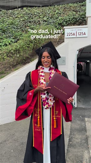 USC Indian Graduate's Joyful Graduation