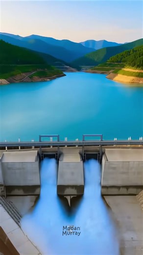 Timelapse a River Turn Into a Dam