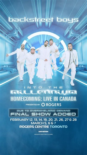 Tix are ON SALE NOW for our FINAL SHOW on 3/7 of “Into the Millennium - HOMECOMING: Live in Canada!”