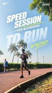 Running Speed Session for Beginners | How to Get Faster? #runningtips #beginnerrunner #youtubeshorts