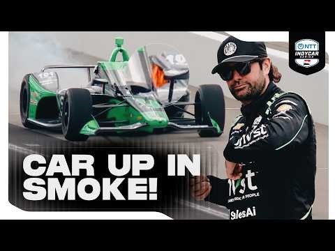 Jack Harvey Goes Up in Smoke! | 2026 Indy 500 Open Test