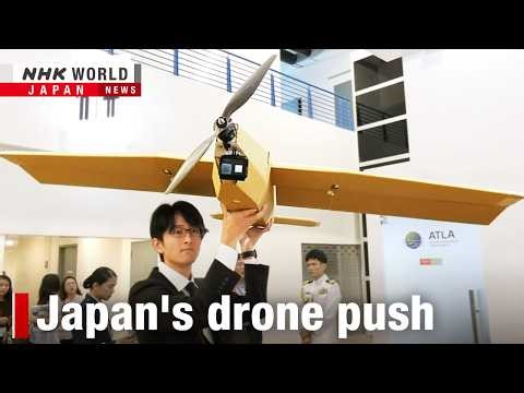 Japanese drone makers seek global marketsーNHK WORLD-JAPAN NEWS