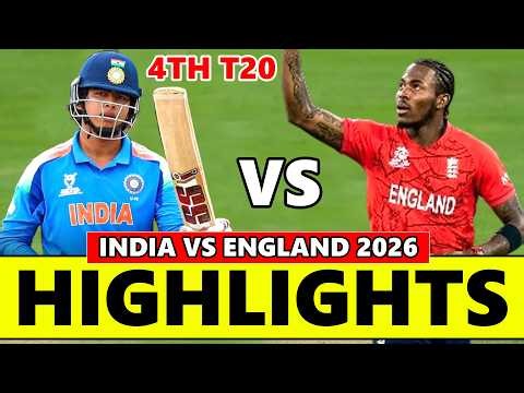 India vs England 4th T20 Match Highlights 2026 | ENG VS IND