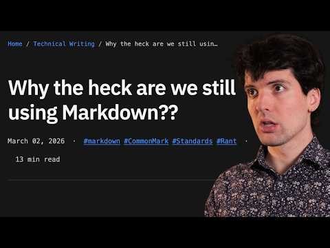 Markdown is a terrible language
