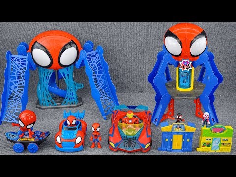 Marvel Spiderman Collection Unboxing Review| LEGO Web-Spinners Web-Quarters | Web-Quarters Playset