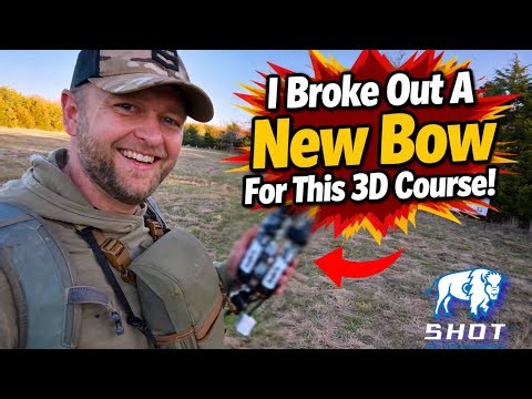 I Busted Out A NEW Bow For This @Shotthe3DExperience Course! #archery #deer #outdoors #hunting 
