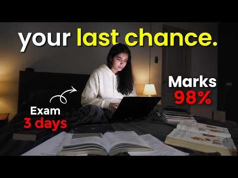 How to Finish 3 Months of Studying in 3 Days (and still get 90+)