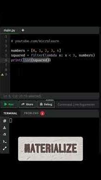 Something pretty cool about filter() function you're probably missing #python #coding