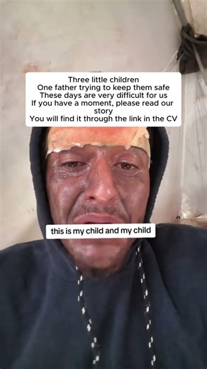Father in Gaza Raising 3 Kids Alone After Losing Wife in War – A Cry for Help