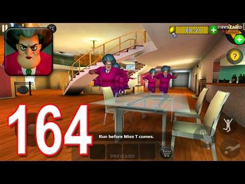 Scary Teacher 3D - Gameplay Walkthrough Part 164 - Chapter 2 Levels With Little Miss T (iOS, Android