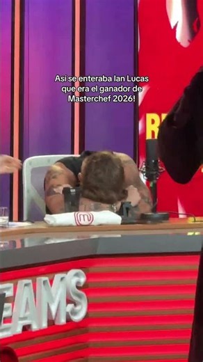 @IanLucasOficial winner of Masterchef Celebrity 2026!