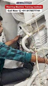 Semi Automatic Washing Machine Wiring Practical | Washing Machine Training | Multitech institute