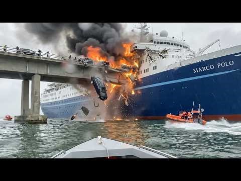 Biggest Ship Collisions and Mistakes Caught On Camera | Best Of Month #7