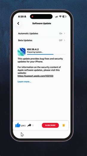 Apple Just Released iOS 26.4.2! New iPhone Update 🔥 #ios #iphone