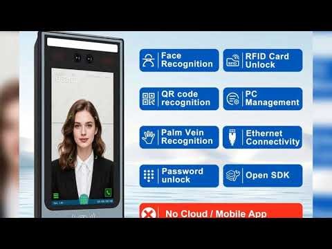 A must-have product! 7" IPS Face RFID Access Control Terminal | Biometric Attendance System with E