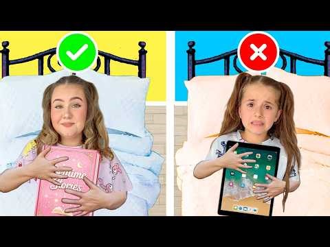 Ruby and Bonnie Learn Why NO Screens Before Bed