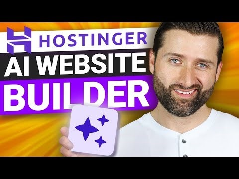 Hostinger AI website builder tutorial | BUILDING A WEBSITE WITH AI!?