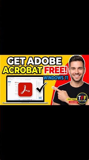 How to Get Adobe Acrobat Reader FREE on Windows 11! 📄✨