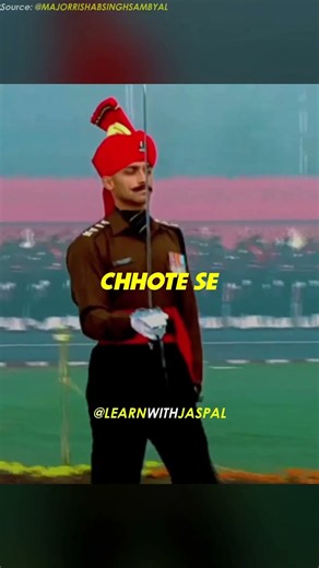 Major Rishabh Singh Sambyal! 💯🔥