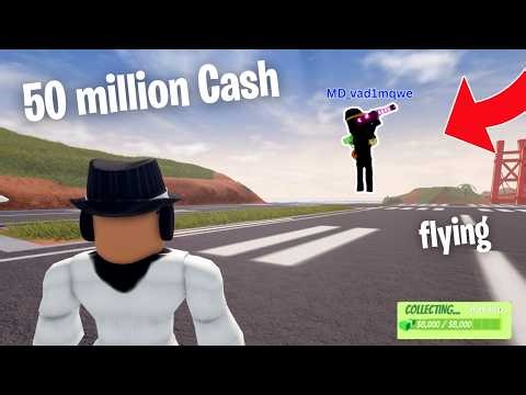 I Caught a Jailbreak Player with 50 Million Hacking when Grinding...(Roblox Jaiilbreak)