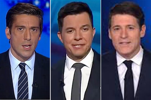 Wide gap in ratings remains between ABC and competitors NBC and CBS in nightly news programs