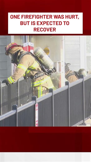 Building COLLAPSES During Massive Fire — Firefighters Sprint to Safety