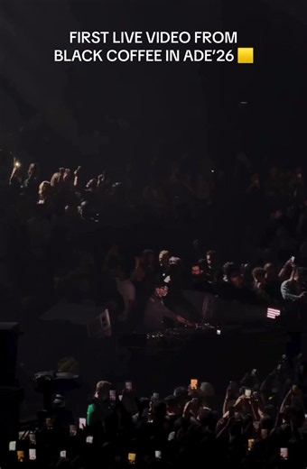 Black Coffee ADE'2026: First Live Video from Amsterdam! ❤️‍🔥