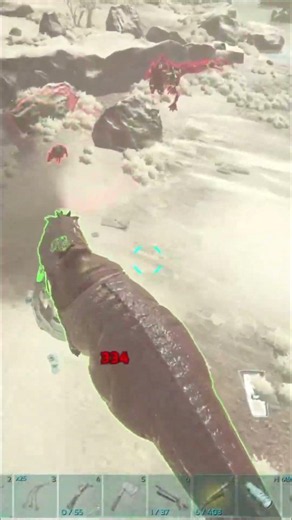 Epic Dinosaur Battles in ARK #shorts
