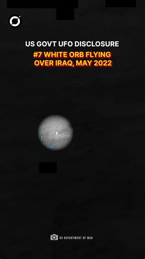 White Orb Caught On Camera Flying Over Iraq in May 2022! #trending #shorts #alien