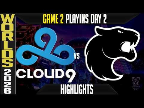 C9 vs FUR Highlights Game 2 | Worlds Playins 2026 | Cloud9 vs Furia G2