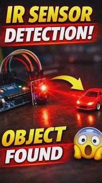 🔥 Arduino IR Sensor Project | Object Detection Made Easy! 🤖 #shorts #robotics #arduino #electronics