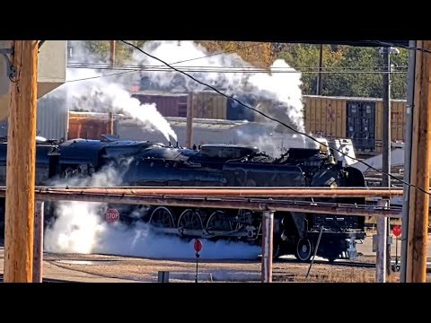 Union Pacific 844 shows off during a 2026 test run 