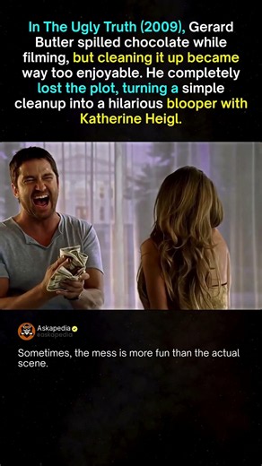 Gerard Butler Got WAY Too Into Cleaning Chocolate 😂 | The Ugly Truth (2009)