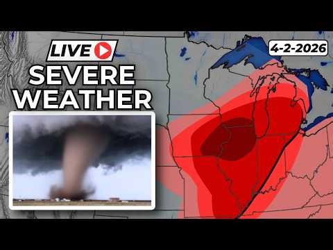 Tornadoes, Large Hail & Damaging Winds Across the Plains, As It Happened Live on April 3, 2026