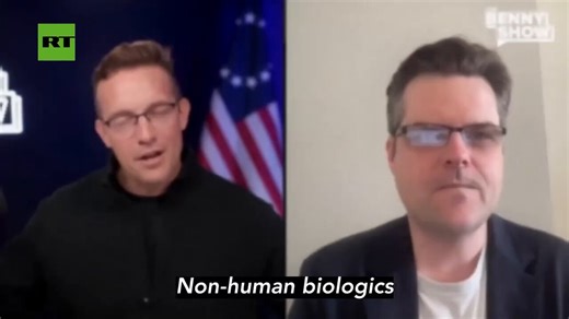 ‘The military ran a VERY SECRET PROGRAM where aliens that were living were in FORCED BREEDING PROGRAMS with humans that had been ABDUCTED FROM WAR ZONES and from even the CARAVANS OF MIGRANTS’ — Matt Gaetz