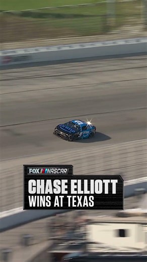 Chase Elliott takes the win at Texas! :checkered_flag: :fire: #racing #Texas #NASCAR