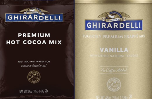 Ghirardelli recalling hot cocoa and other beverage mixes due to possible salmonella